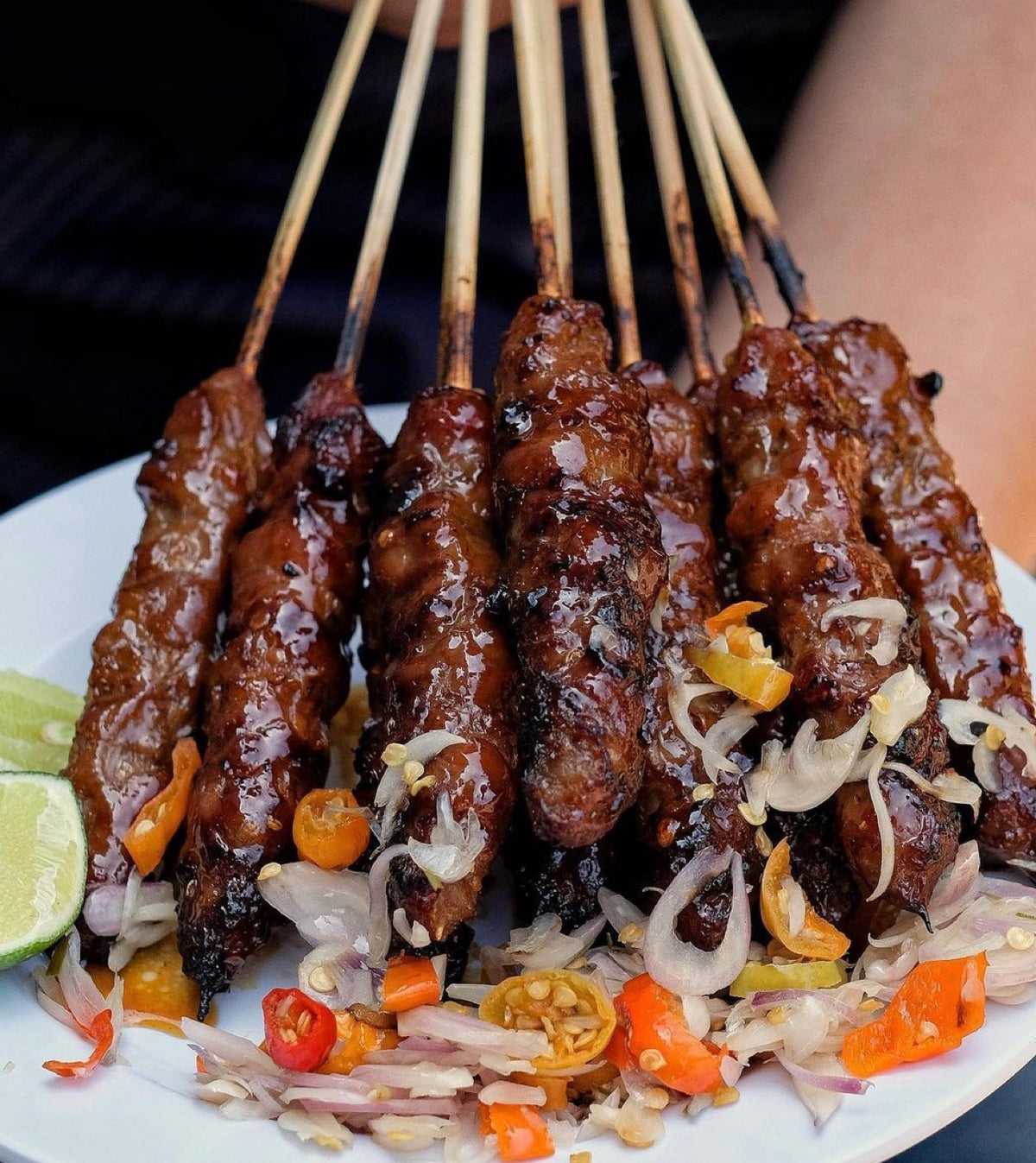 Sate Manis Babi/ 🍢🐷 Sate Manis Babi — Balinese Sweet Pork Satay