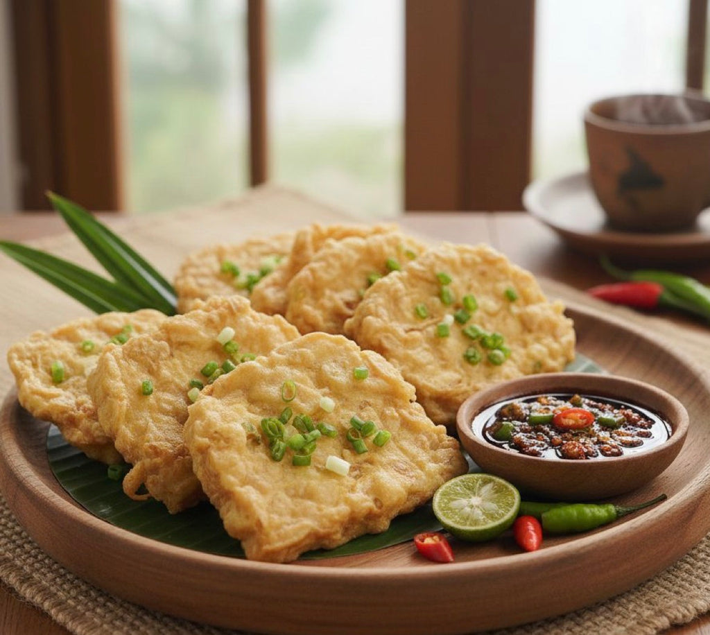 Tempe Mendoan/🌿✨ Tempe Mendoan — Indonesian Crispy Tempeh 6 pcs/Serving