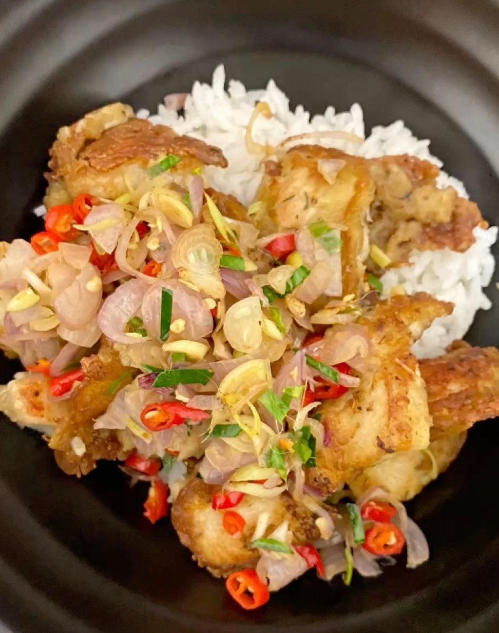 Babi Sambel Matah/🐷🌶️ Babi Sambal Matah — Balinese Spicy Pork